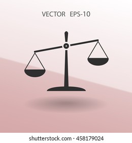 Flat  icon of Justice
