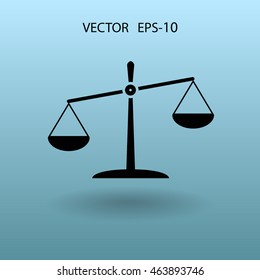 Flat  icon of Justice