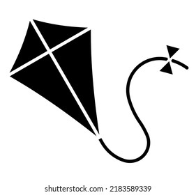 Flat icon of the kite