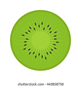 Flat icon kiwi. Vector illustration.