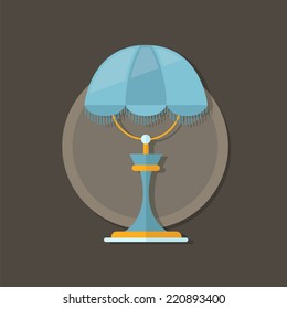 flat icon or lampshade