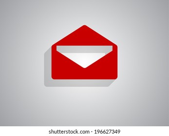 Icono plano de la letra