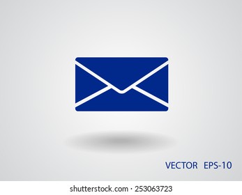 Icono plano de la letra