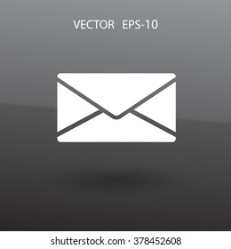 Icono plano de la letra