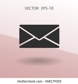 Icono plano de la letra