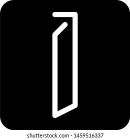 flat icon letter type logo template. vector editable. new concept of logo