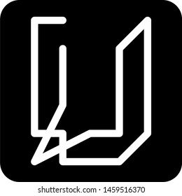 flat icon letter type logo template. vector editable. new concept of logo