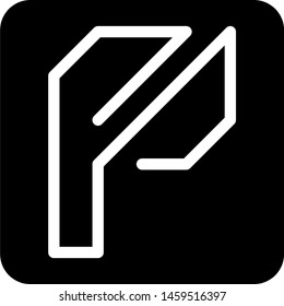 flat icon letter type logo template. vector editable. new concept of logo