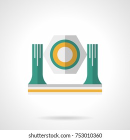 Flat icon lighting moving head