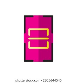 Flachbild-Logo-Illustration Vektor Isolat, Benutzeroberfläche - Set.Geeignet für Webdesign,Logo,App