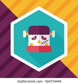 flat icon with long shadow,eps10