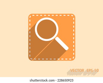 Flachsymbol der Schleife