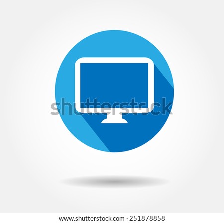 Flat icon mac button MacBook , logo Mac book vector illustration eps10