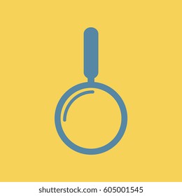 flat icon magnifying glass