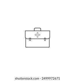 Flat Icon - Medical Doctor's Bag for commercial use 