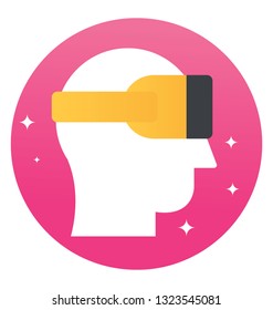 Flat icon of mind motivation 