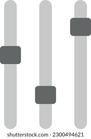 Flat icon mixing console. Sound mixer icon vector eps 10.