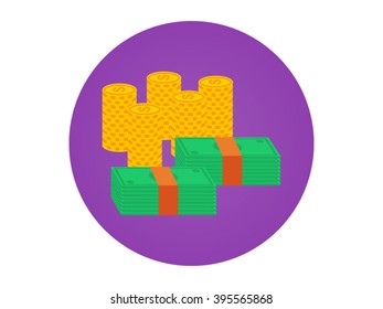 Flat Icon - Money Illustration