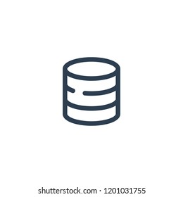Flat icon of money vector line art