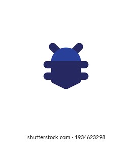 İnsect flat icon. Moscuito symbol. Logo design element