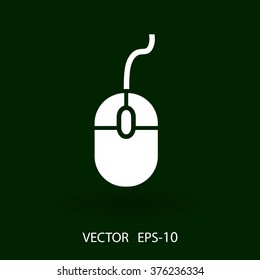 Flat icon of mouse