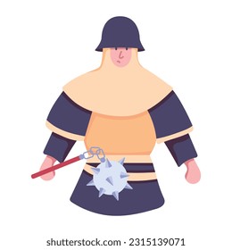 Flaches Symbol des Ninja-Zeichens 