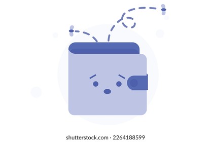 flaches Symbol Kein Guthaben für Web