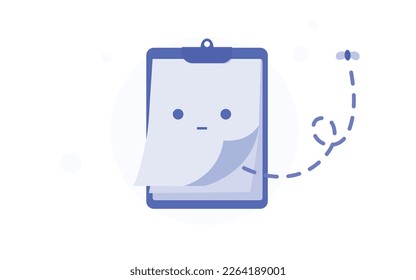 flat icon no task, vector no task