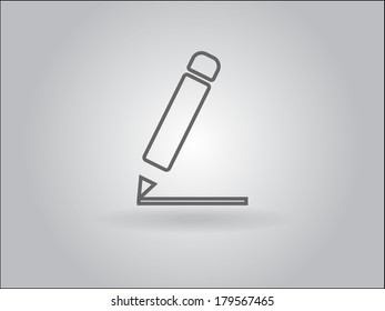 Flat  icon of notes