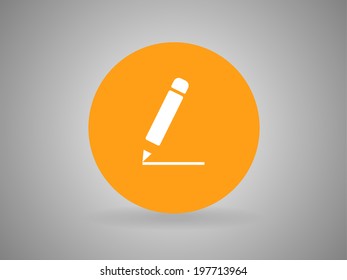 Flat  icon of notes