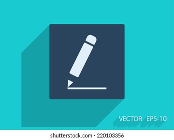 Flat  icon of notes