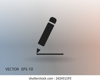 Flat  icon of notes