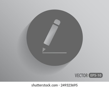 Flat  icon of notes