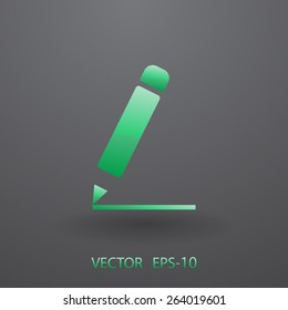 Flat  icon of notes