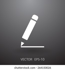 Flat  icon of notes