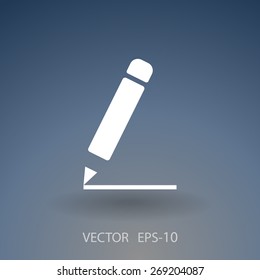 Flat  icon of notes