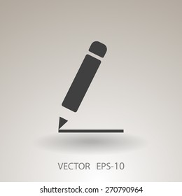 Flat  icon of notes