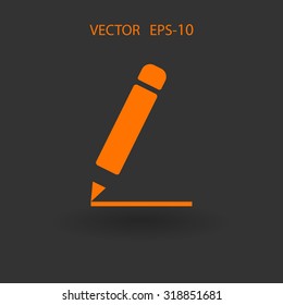 Flat  icon of notes