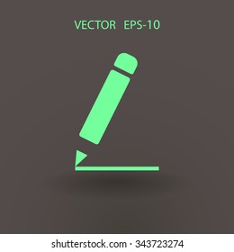 Flat  icon of notes