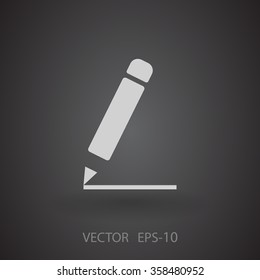 Flat  icon of notes