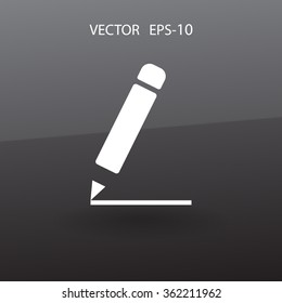 Flat  icon of notes