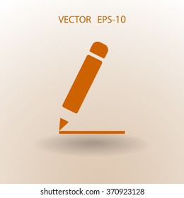 Flat  icon of notes
