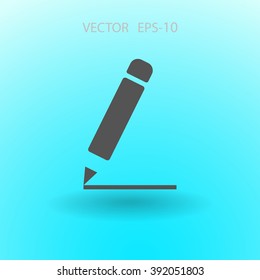 Flat  icon of notes