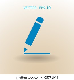 Flat  icon of notes