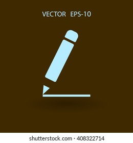 Flat  icon of notes