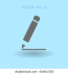 Flat  icon of notes