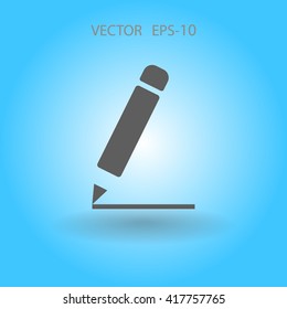 Flat  icon of notes