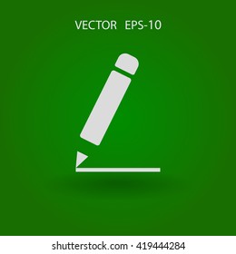 Flat  icon of notes