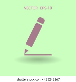 Flat  icon of notes