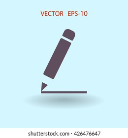 Flat  icon of notes